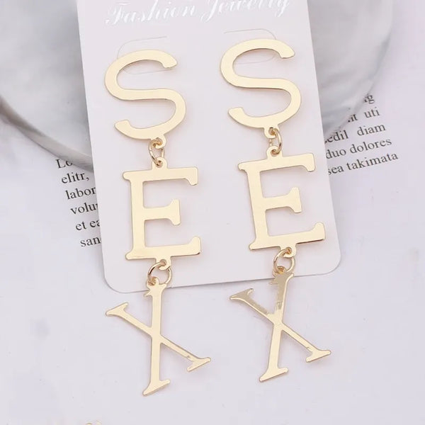 Girls Night, 'Say What?’ SEX earrings