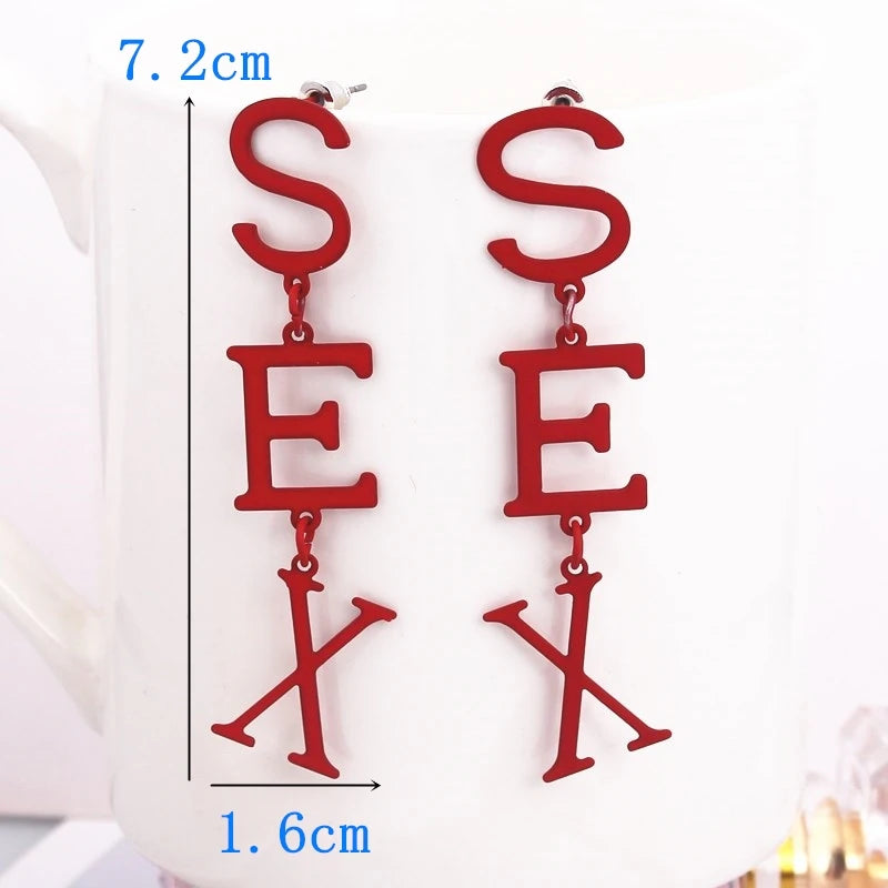 Girls Night, 'Say What?’ SEX earrings