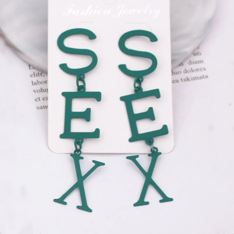 Girls Night, 'Say What?’ SEX earrings