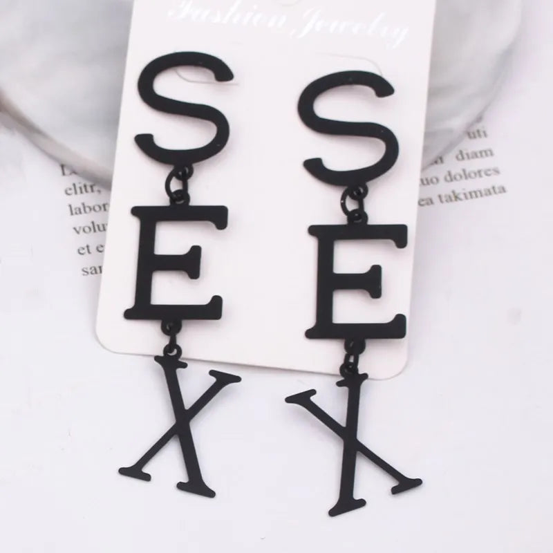 Girls Night, 'Say What?’ SEX earrings