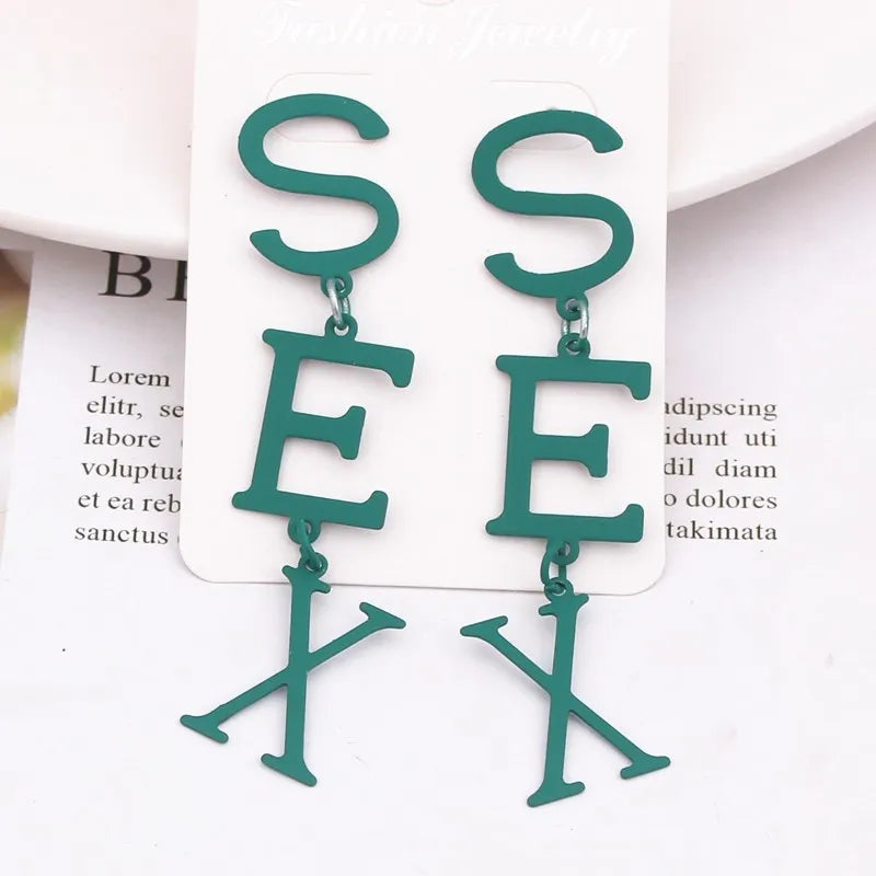Girls Night, 'Say What?’ SEX earrings