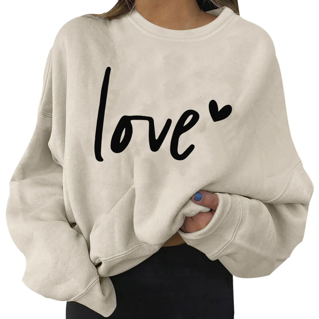 GirlsNight 'Huggable You' Love Graphic Sweatshirt
