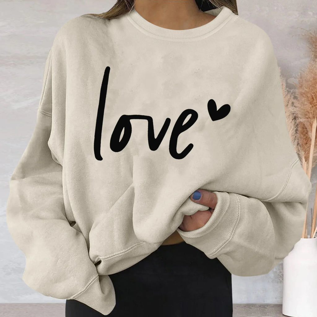 GirlsNight 'Huggable You' Love Graphic Sweatshirt