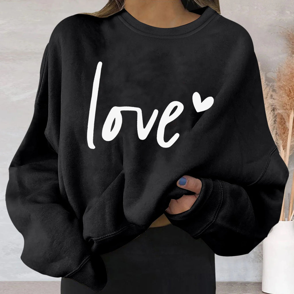 GirlsNight 'Huggable You' Love Graphic Sweatshirt