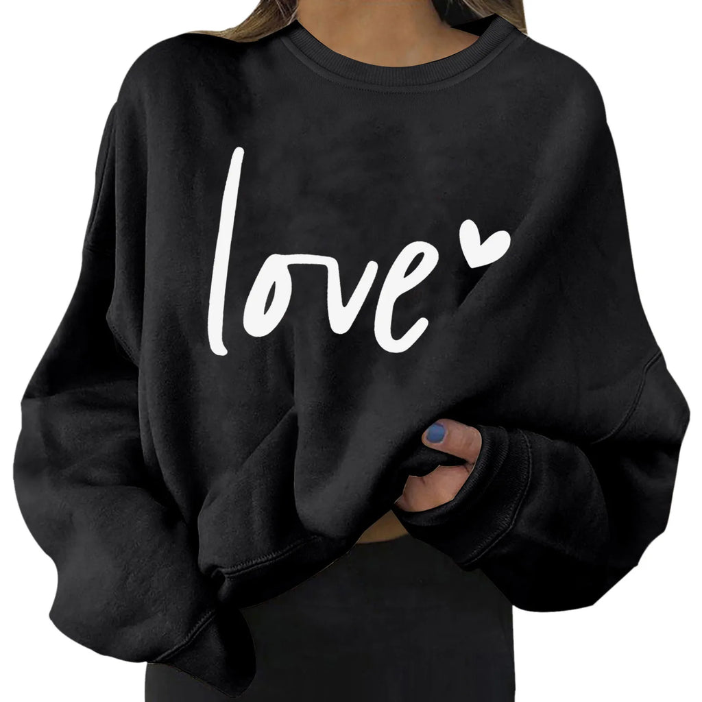 GirlsNight 'Huggable You' Love Graphic Sweatshirt