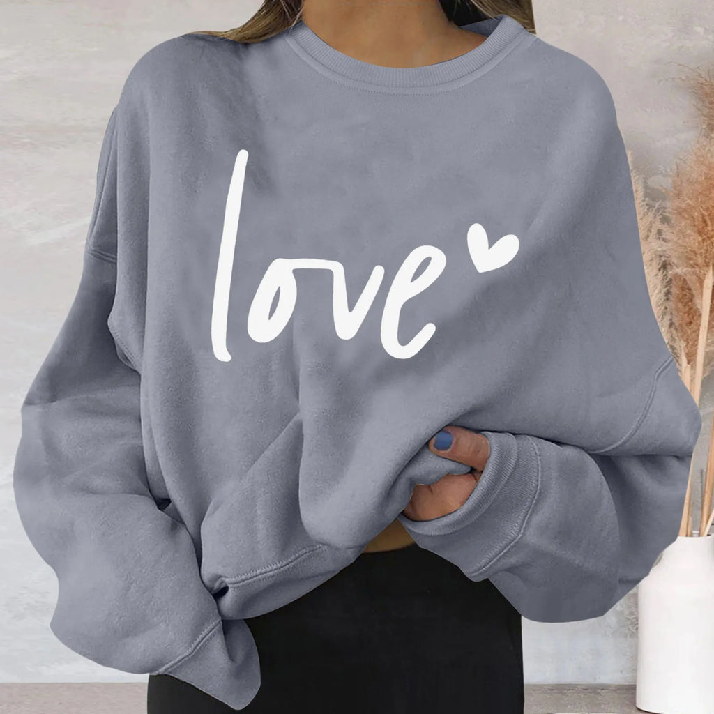 GirlsNight 'Huggable You' Love Graphic Sweatshirt