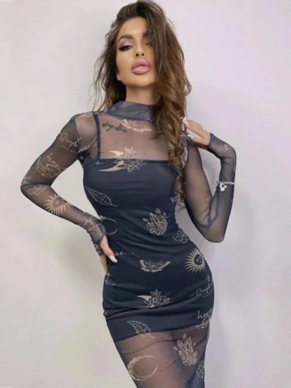 Girls Night 'Sheer Solar' Sexy Dress