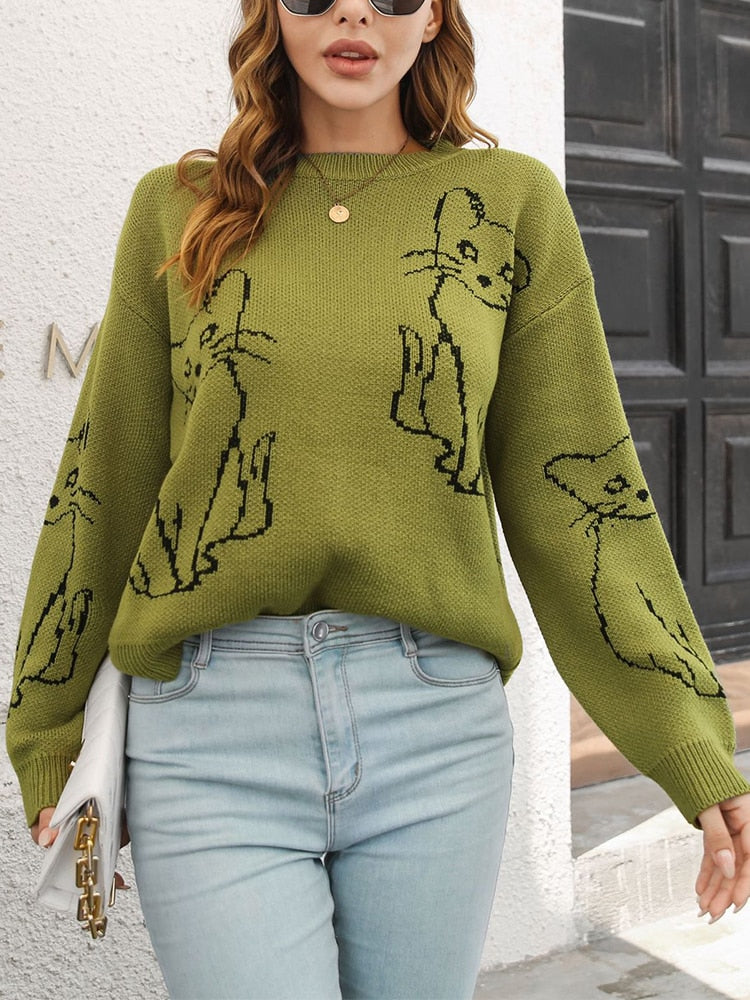 Girls Night Meow! Purrfect Sweater! - GirlsNightcom