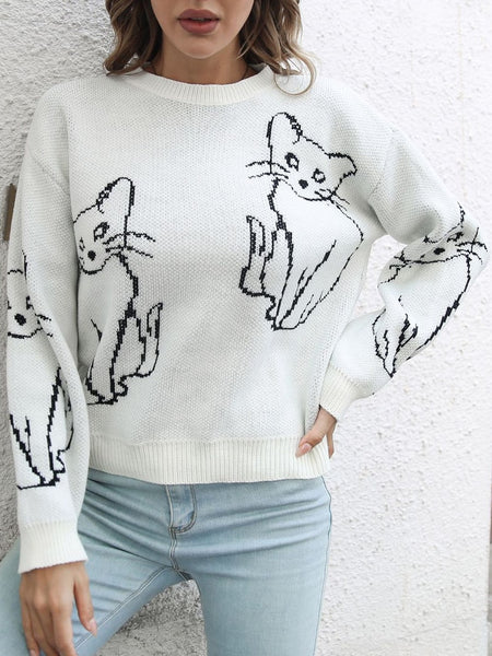 Girls Night Meow! Purrfect Sweater! - GirlsNightcom