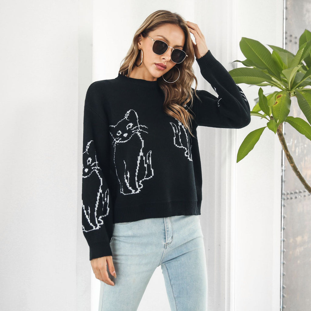 Girls Night Meow! Purrfect Sweater! - GirlsNightcom