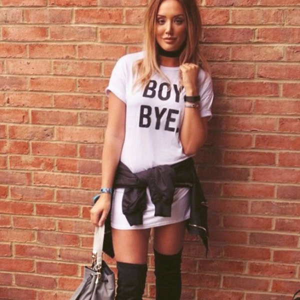 'Boy Bye' II T-shirt, long - GirlsNightcom