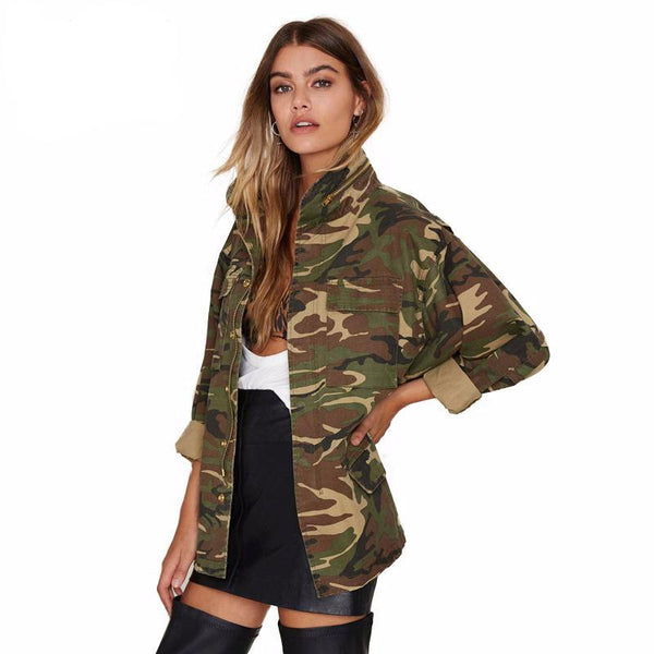 Girls Night 'Call Me Out' Camo Jacket - GirlsNightcom