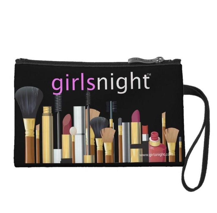 GirlsNight Mini-Clutch Wristlet Handbag and Cosmetic Bag - GirlsNightcom