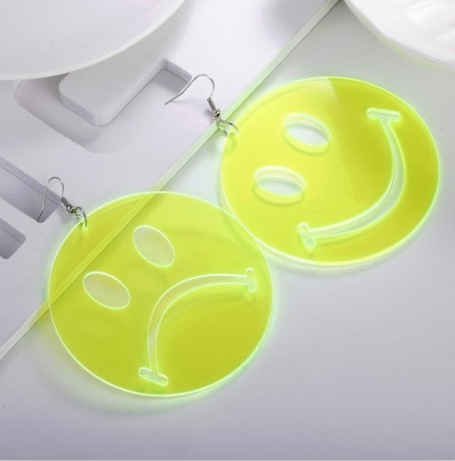 Girls Night 'RICH BITCH'  Big Pendant Earrings - GirlsNightcom