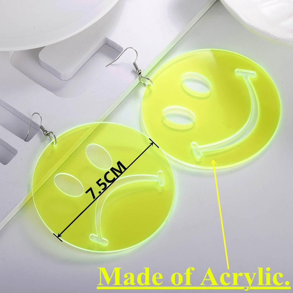 Girls Night 'RICH BITCH'  Big Pendant Earrings - GirlsNightcom