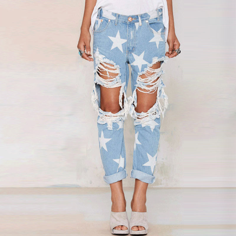 'Be Transparent'  Jeans - GirlsNightcom