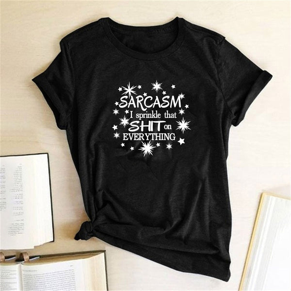 Girls Night 'Sarcasm I Sprinkle That Sh*t on Everything' T-Shirt W - GirlsNightcom