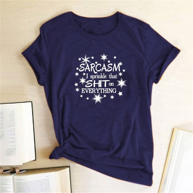 Girls Night 'Sarcasm I Sprinkle That Sh*t on Everything' T-Shirt W - GirlsNightcom