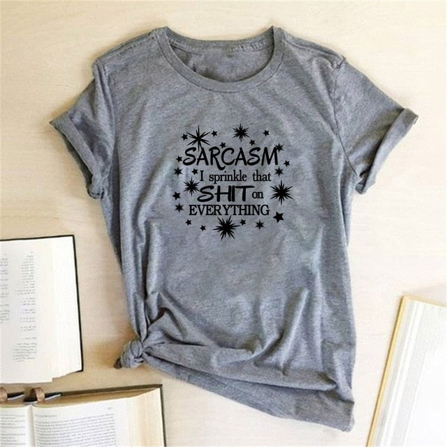 Girls Night 'Sarcasm I Sprinkle That Sh*t on Everything' T-Shirt W - GirlsNightcom
