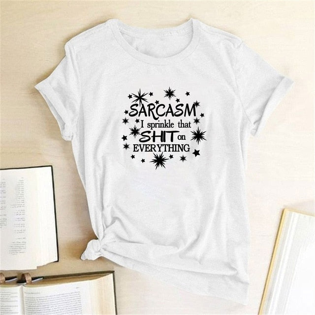 Girls Night 'Sarcasm I Sprinkle That Sh*t on Everything' T-Shirt W - GirlsNightcom