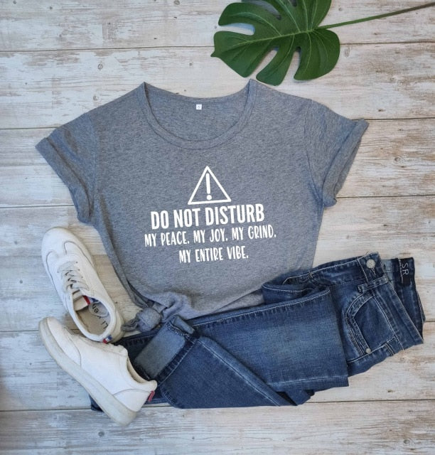 Girls Night 'Do Not Disturb Me' T-shirt - GirlsNightcom