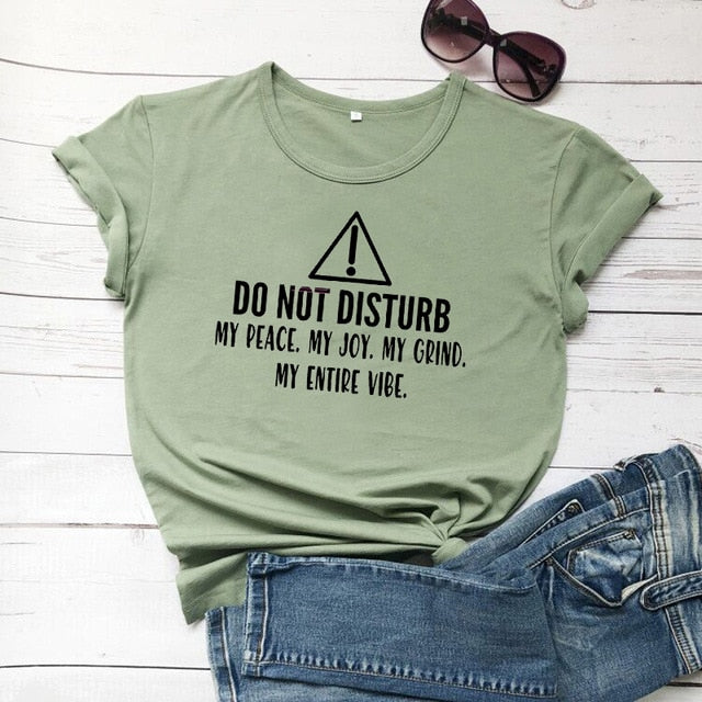 Girls Night 'Do Not Disturb Me' T-shirt - GirlsNightcom
