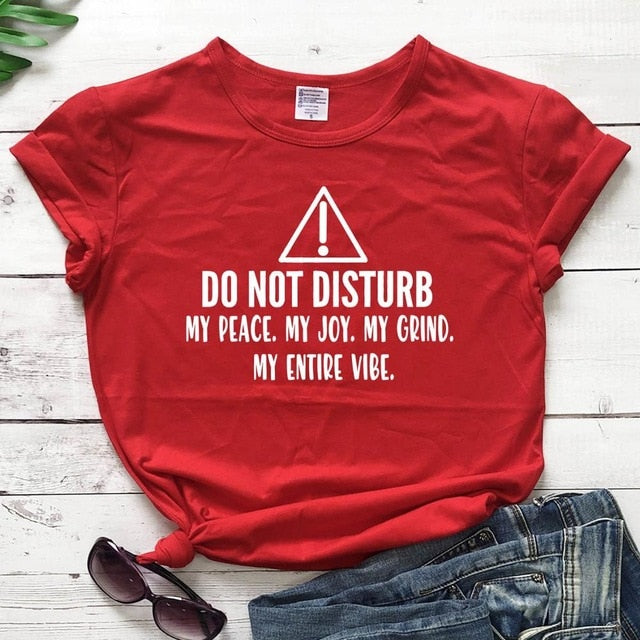 Girls Night 'Do Not Disturb Me' T-shirt - GirlsNightcom