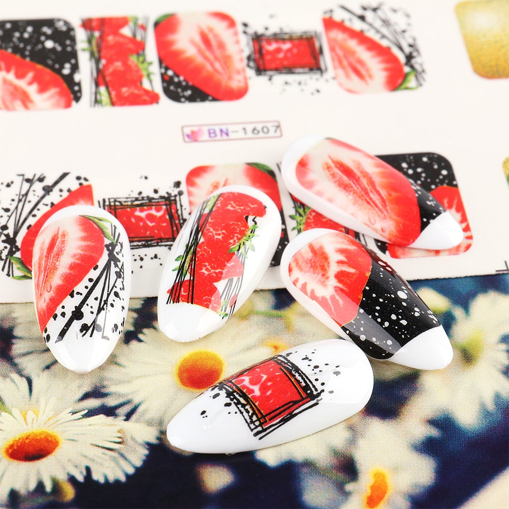 Girls Night 'Summer Fruits Nail Stickers' - GirlsNightcom