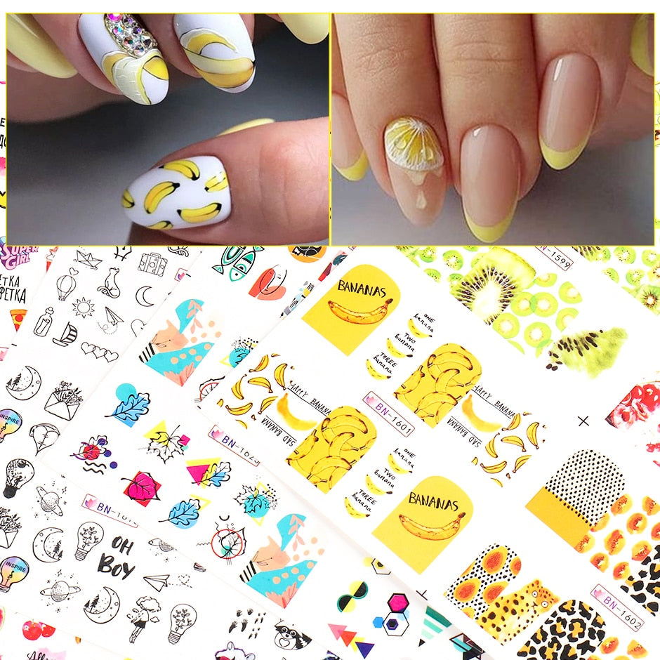 Girls Night 'Summer Fruits Nail Stickers' - GirlsNightcom