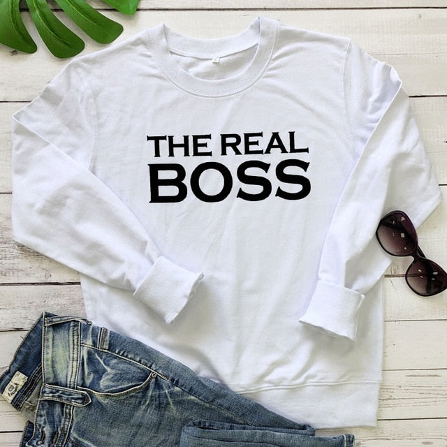 Girls Night 'The Real Boss' Pullover - GirlsNightcom
