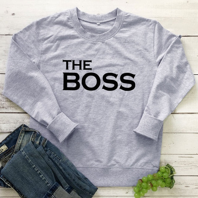Girls Night 'The Real Boss' Pullover - GirlsNightcom