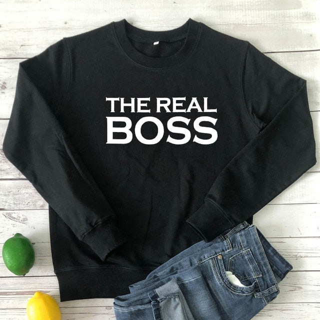 Girls Night 'The Real Boss' Pullover - GirlsNightcom