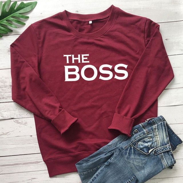Girls Night 'The Real Boss' Pullover - GirlsNightcom