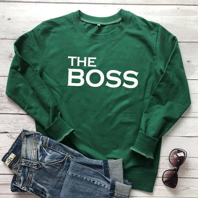 Girls Night 'The Real Boss' Pullover - GirlsNightcom