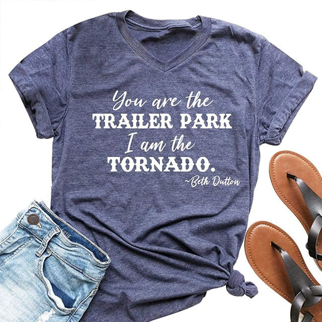 Girls Night 'Tornado' Expression T-Shirt - GirlsNightcom