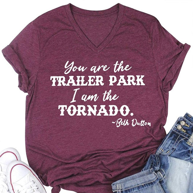 Girls Night 'Tornado' Expression T-Shirt - GirlsNightcom