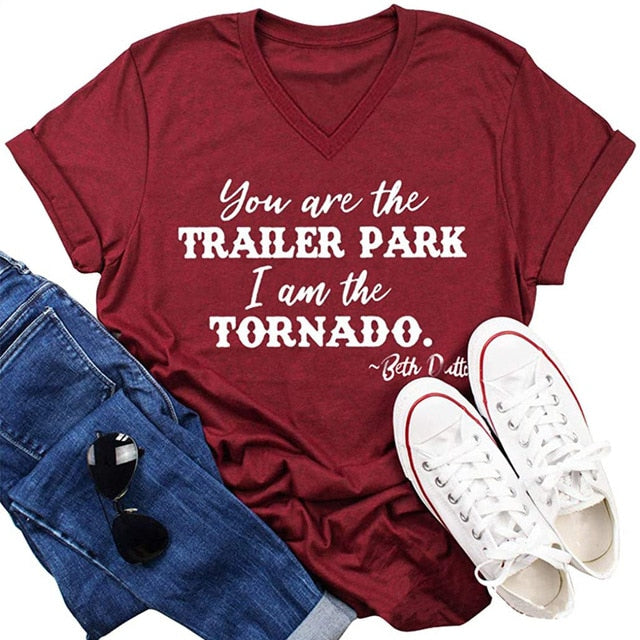 Girls Night 'Tornado' Expression T-Shirt - GirlsNightcom