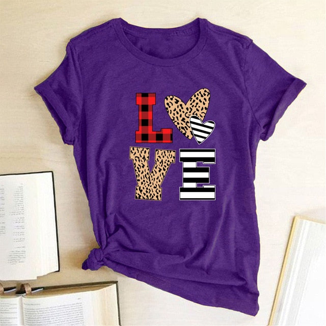 Girls Night 'Leopard Love' T Shirt H - GirlsNightcom