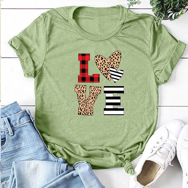 Girls Night 'Leopard Love' T Shirt H - GirlsNightcom