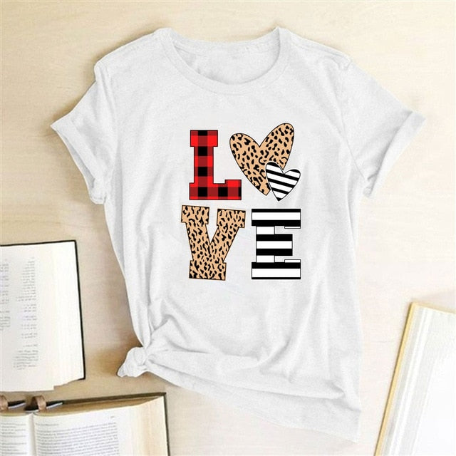 Girls Night 'Leopard Love' T Shirt H - GirlsNightcom