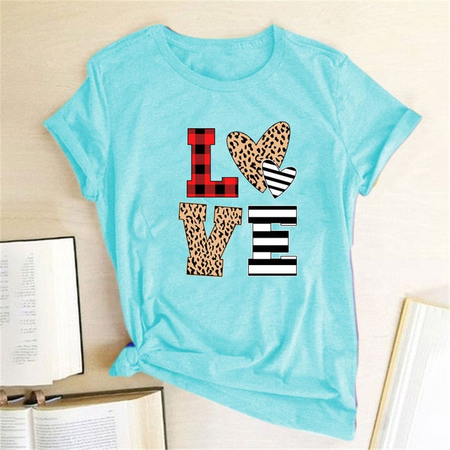 Girls Night 'Leopard Love' T Shirt H - GirlsNightcom
