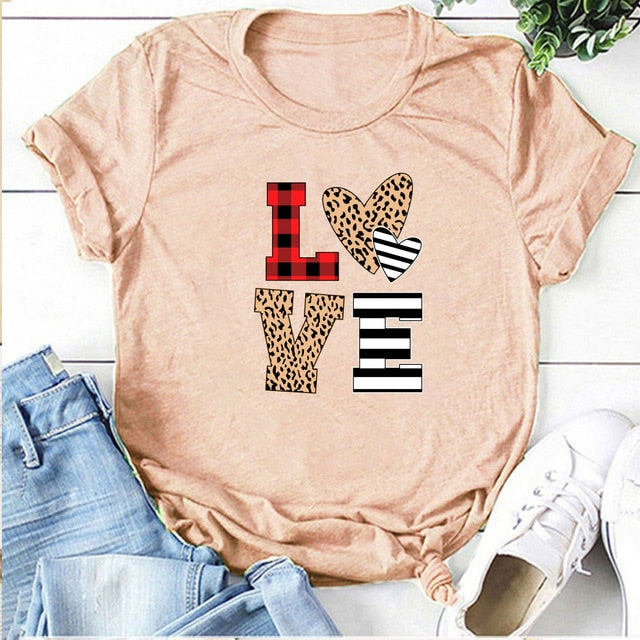 Girls Night 'Leopard Love' T Shirt H - GirlsNightcom