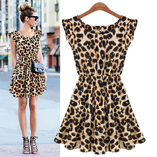 'Hear Me Roar' Leopard Dress - GirlsNightcom