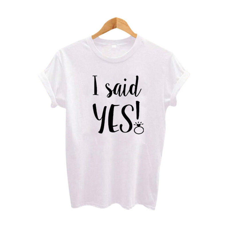 Girls Night ‘I Said Yes’ T-Shirt - Out of Stock - GirlsNightcom