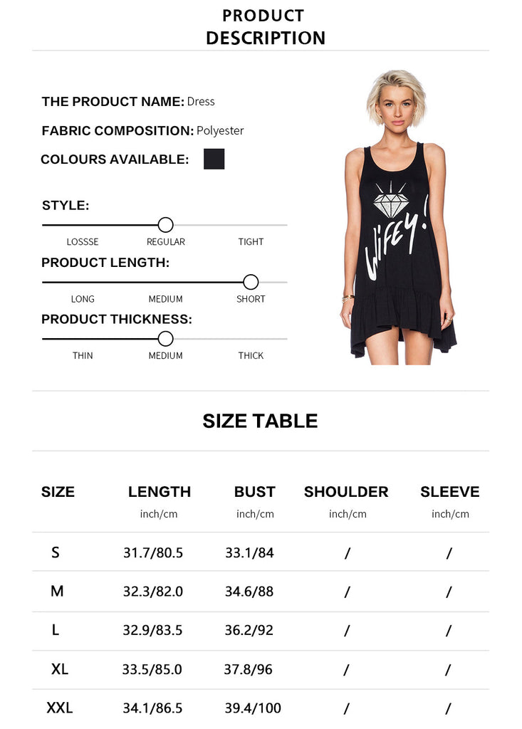'Hell, Yes, She Said "I Do!"' Tank Dress - out of stock - GirlsNightcom
