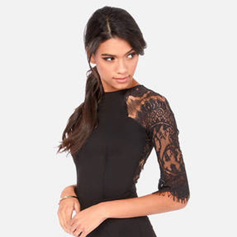 'Be Home Late' White Dress - GirlsNightcom