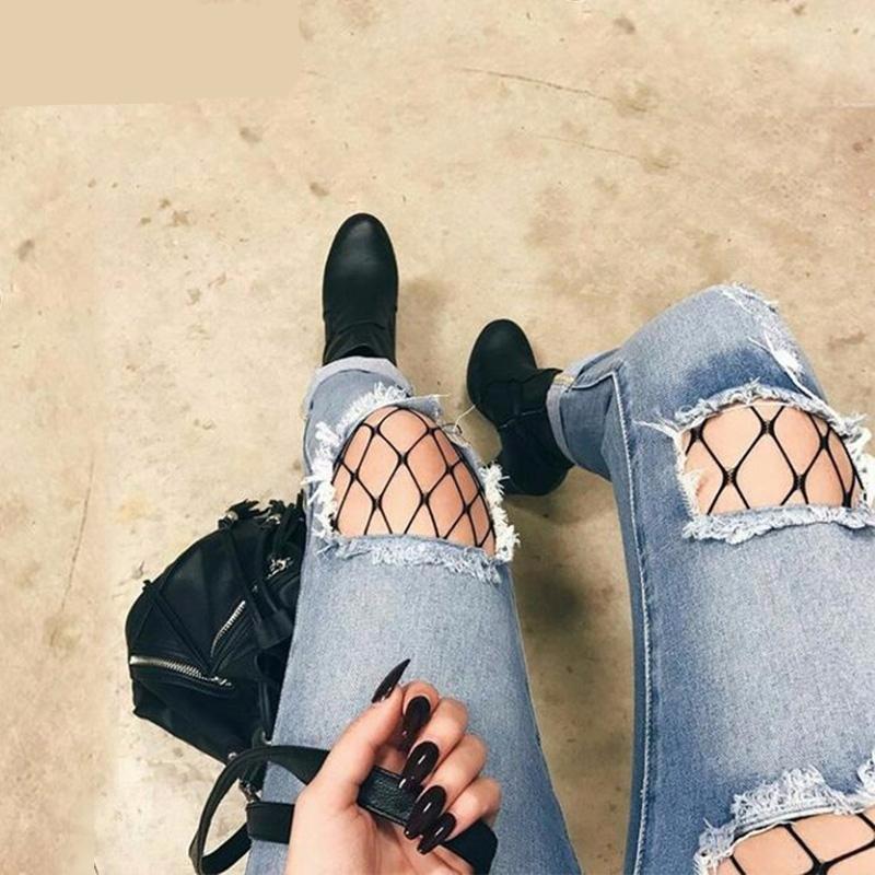 'Meshing Around' Fishnet Stockings - GirlsNightcom