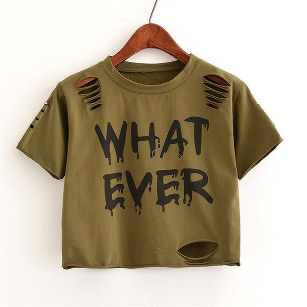 'Whatever' T-Shirt - GirlsNightcom