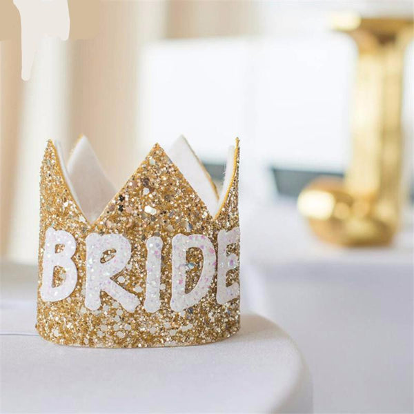 'Crowning Around' Sparkle Bride Crown - GirlsNightcom
