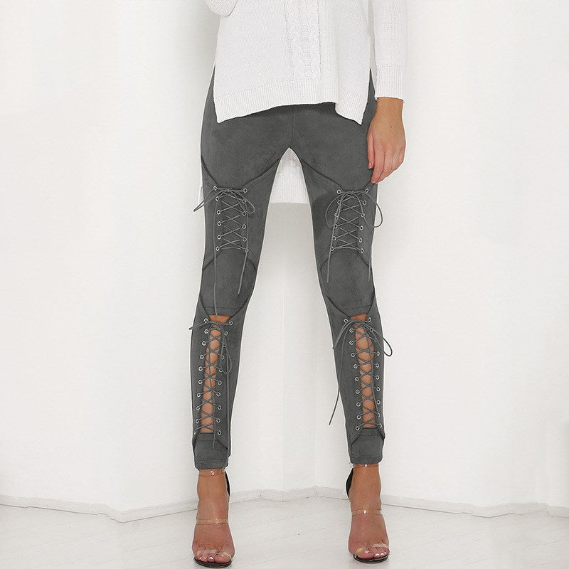 'Secret Confession' Lace Up Pant - GirlsNightcom